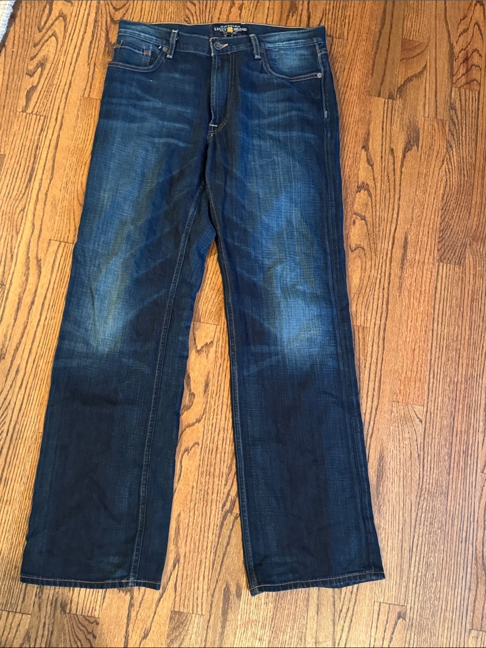 Lucky Brand Men's Blue Straight Jeans